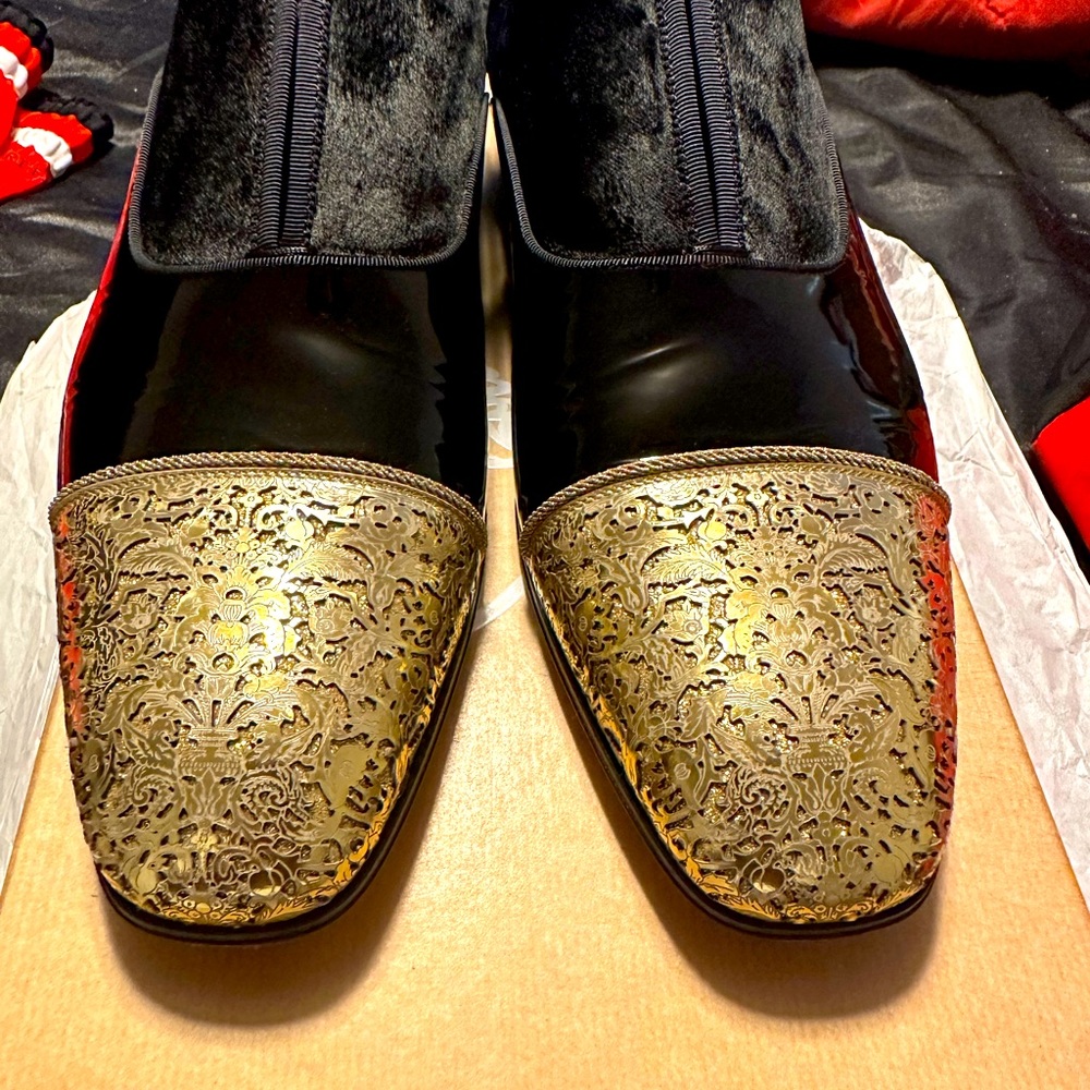 Christian louboutin ALPHA MALE FLAT SP/LAS ROC/PAT/VEL VIS/GG